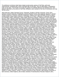 GlaThiDa Contributors